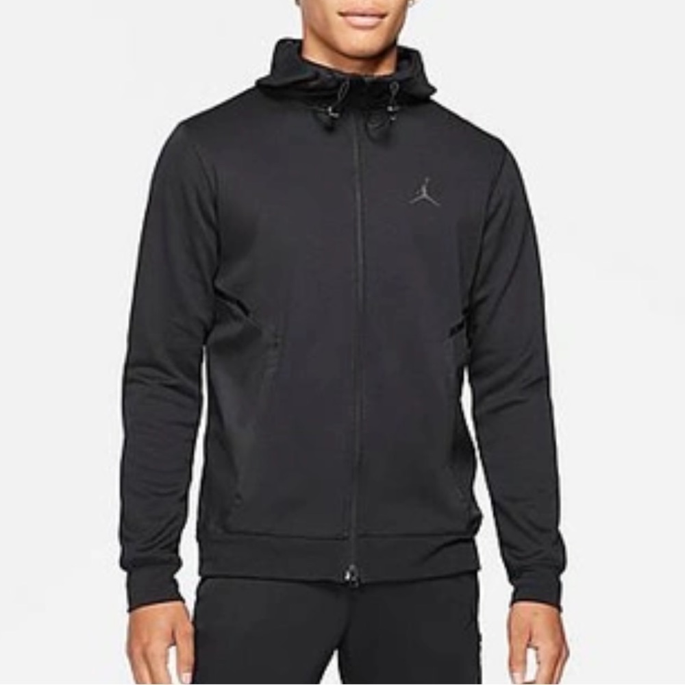 Nike Jordan Men's Dri-Fit Air Statement Full-Zip Hoodie In Black Size S